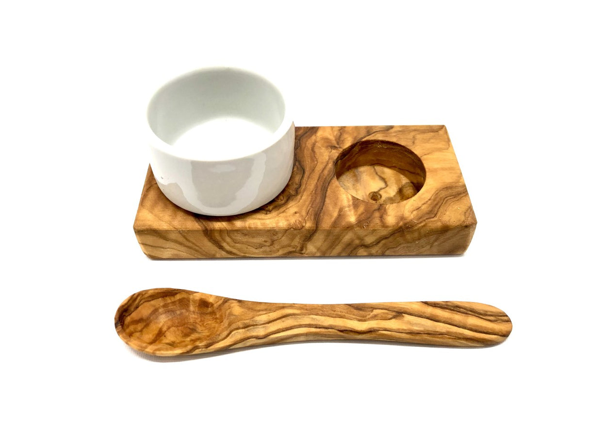 Troué PLUS Æggebæger i Oliventræ