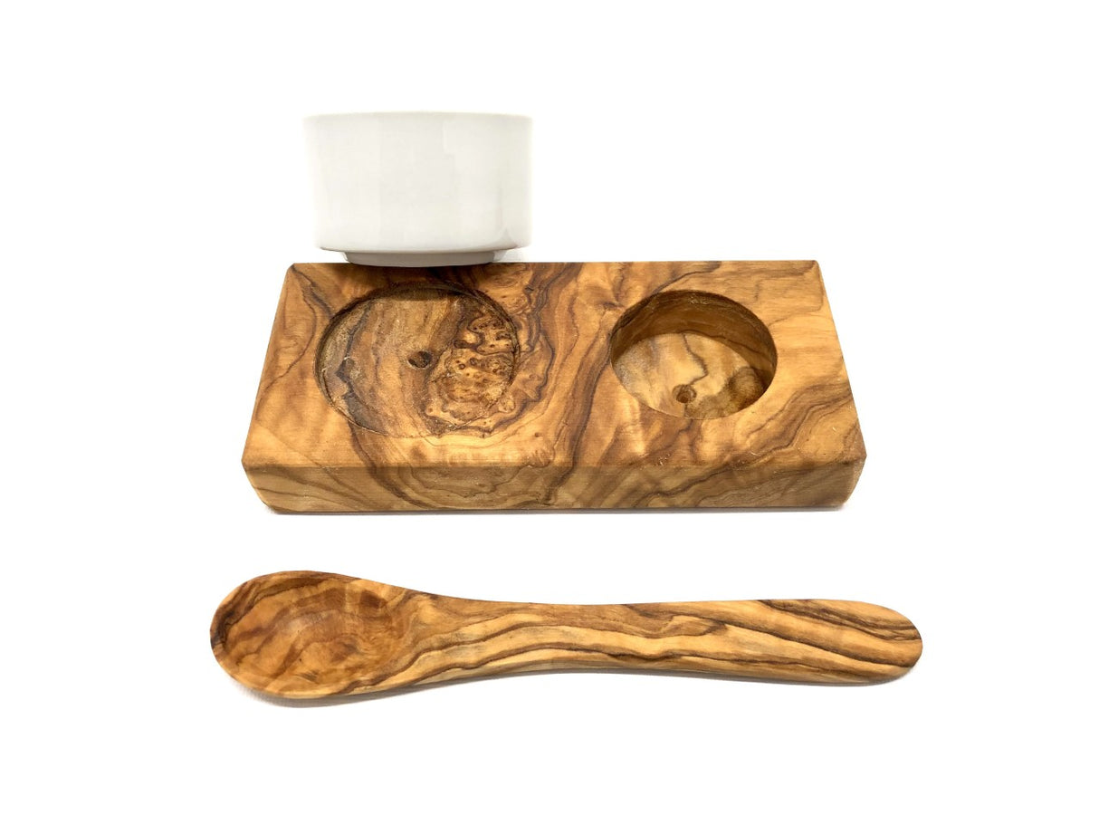 Troué PLUS Æggebæger i Oliventræ