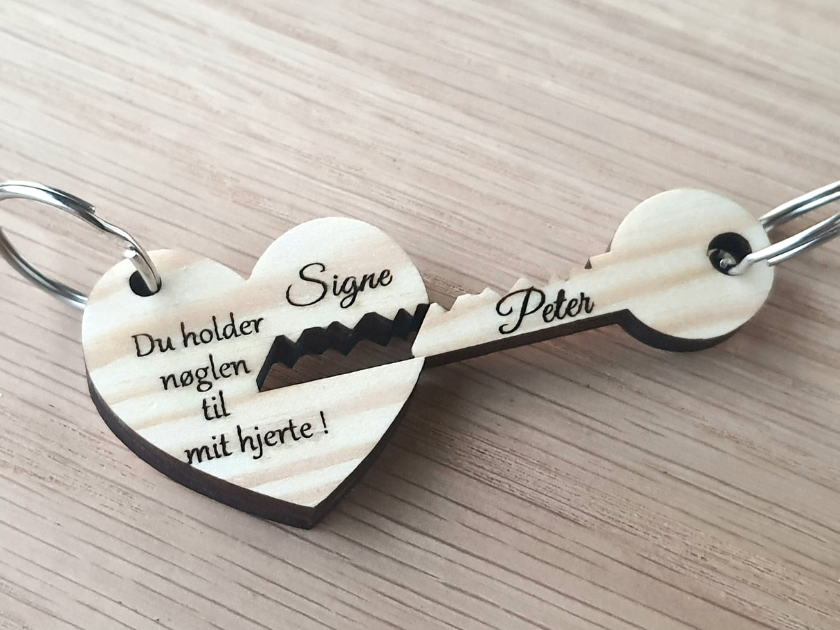 Personlige Nøgleringe I Træ