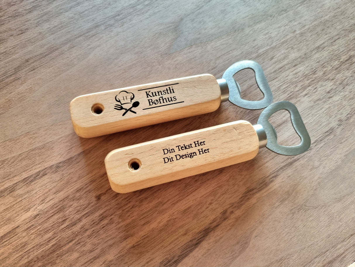 Flaskeåbner med Personlig Gravering – Design Selv Online
