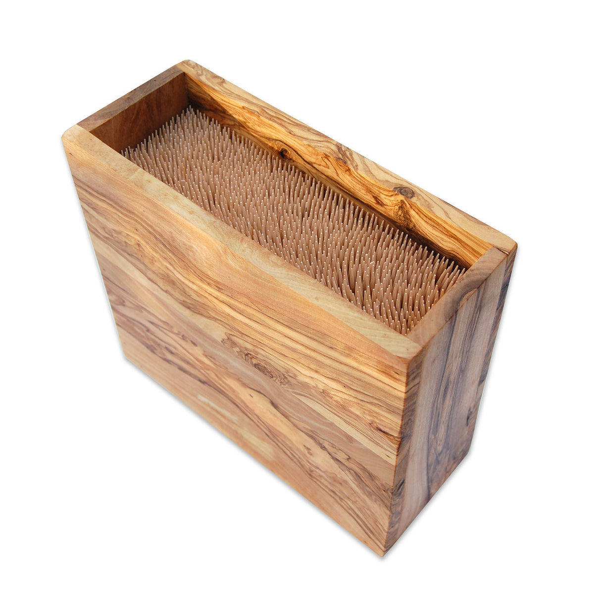 Knivblok Manhatten i oliventræ