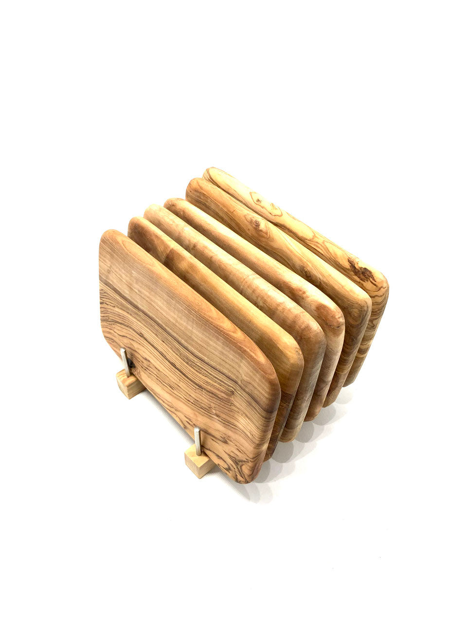 Stand til 6 x Serveringsbræt til morgenmad