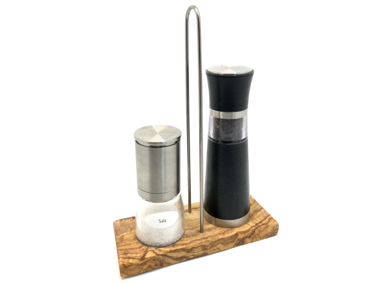 Kværnbakke DUO med Bærehåndtag til Salt- og Peberkværne