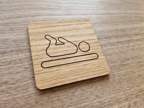 Pusleplads skilt - toiletskilt