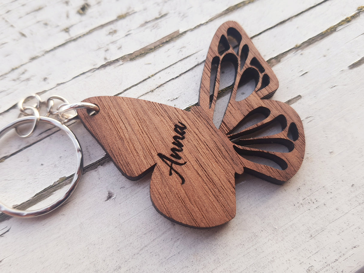 Sommerfugl Nøglering