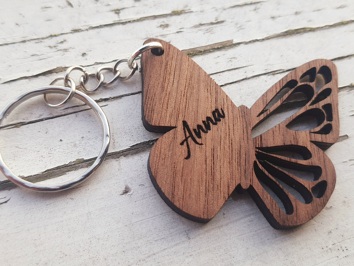 Sommerfugl Nøglering