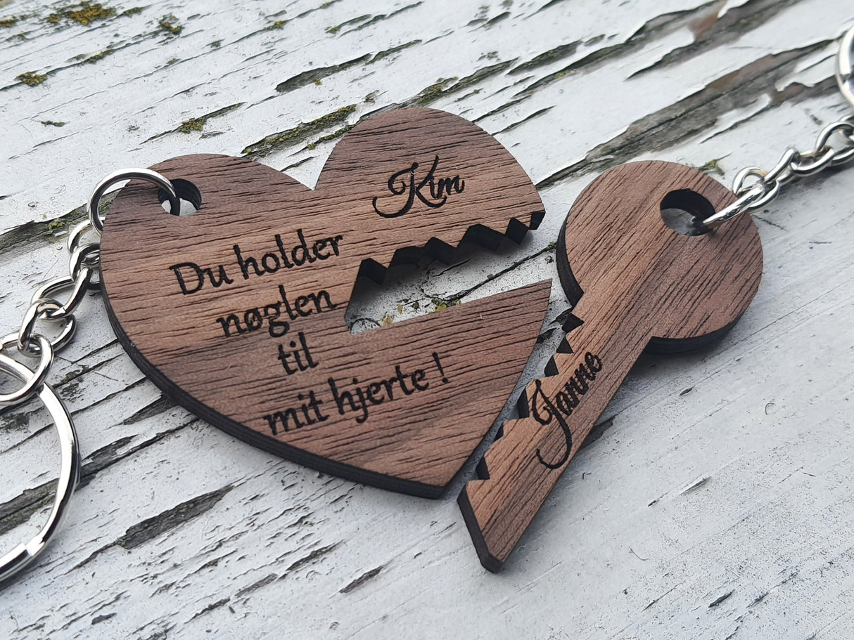 Personlige Nøgleringe I Træ