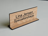 Navneskilt til bord - Design B