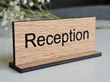 Reception bordskilt – Evaro
