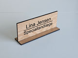 Navneskilt til bord - Design B