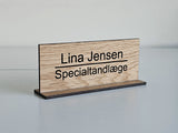 Navneskilt til bord - Design B