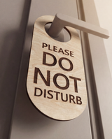 Please Do Not Disturb - Dørhænger i træ