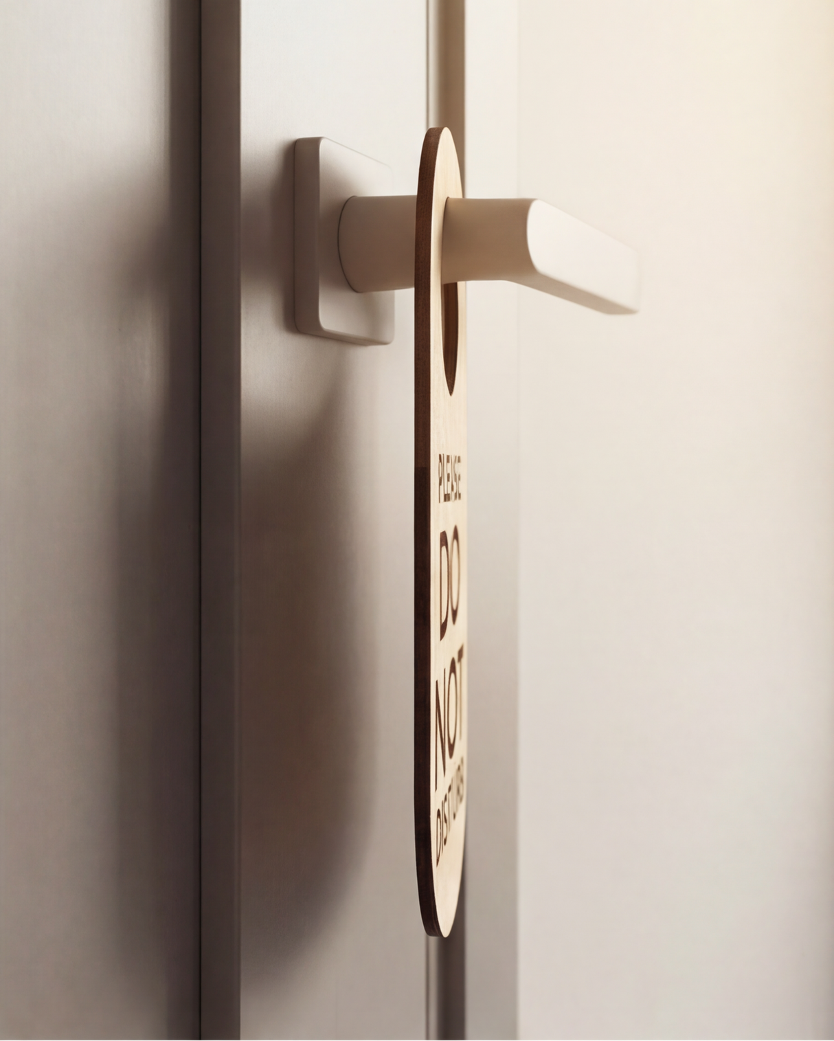 Please Do Not Disturb - Dørhænger i træ