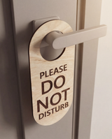 Please Do Not Disturb - Dørhænger i træ