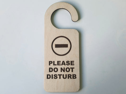 Please Do Not Disturb - Dørhænger i træ