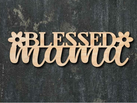 Blessed Mama - vægdekoration i træ